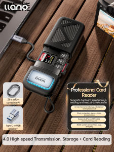 other | llano High-Speed SD Card Reader 2-in-1 SD/Micro SD Card Holder & Reader USB 3.0 Type-C UHS-II SD Card Storage Case for Camera