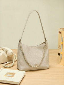 Josiny | Luxurious Plaid Large Tote Bag