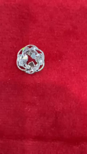 Poh Heng Jewellery 18K Earrings in White Gold[Online Exclusive]