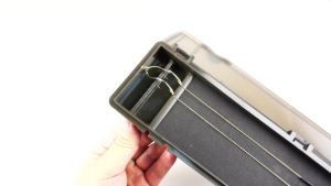 Hirisi Carp Fishing Tackle Box Stiff Hair Rig Board with Pins Carp Fishing Rig Box Wallet Rig Storage Box Fishing Accessories