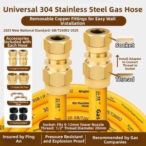 YUNRAN | Explosion-proof Stainless Steel Gas Pipe