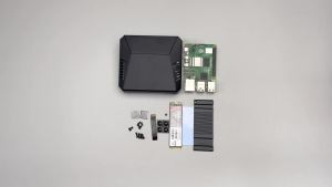SHCHV | Raspberry Pi 5 Argon ONE V3 Case Aluminum Shell Bulit-in PWM Fan Full HDMI-compatible IR Power Switch IR Receiver for RPI 5 Pi5