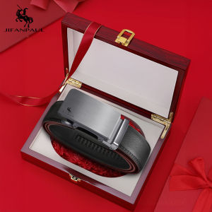 JIFANPAUL | Trendy Mens Cattle Leather Automatic Buckle Belt