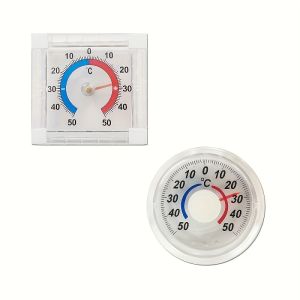 Nhiệt Kế Quay Số Không Dùng Pin Để Sử Dụng Trong Nhà Và Ngoài Trời -50C Đến 50C Máy Đo Nhiệt Độ Gắn Tường Cửa Sổ Quà Tặng Văn Phòng Tại Nhà