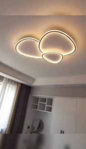 Modern Chandelier Ceiling for Living Room Tricolor Bedroom Lamps Kitchen Lights Cieling Light Center Lamps With Remote
