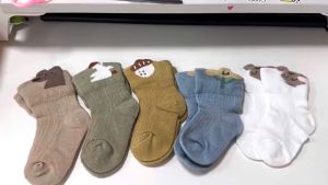 DreamBaby Kaos Kaki Bayi Motif Hewan Lucu Kaus Kaki Bernapas Musim Panas Baby Socks 0-3 Tahun