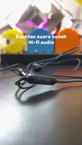 WANKEI LENTIVEN HEADSET Bass Handsfree Earphone Hifi Sound Wired 4D R54