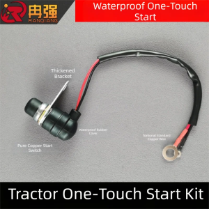 Diesel Engine Start Switch Button Ignition JK260 One Touch Start Switch Set Easy to Use Electronic Component Market
