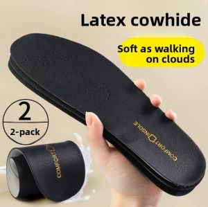 Womens Leather Insoles Slipper 1cm Thick