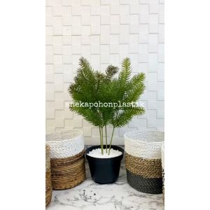 Tanaman Hias Daun Pinus Cemara Tangkai X4 Latex Artificial Cover Seagrass Dekorasi Pajangan Ruangan