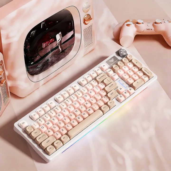 AULA | High Aesthetics Wireless Tri-Mode Mechanical Keyboard