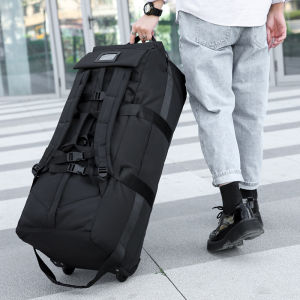 Universal Wheel Travel Bag Large Capacity Foldable Luggage Traveling Handbag Waterproof Multifunction Luggage Suitcase