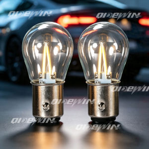 Super Bright 1156 1157 LED Bulb P21W Ba15s Bay15d 12V White Car Brake Reverse Turn Signal Light for Lada Clearance Lights