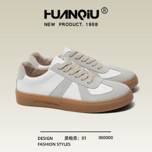 HuanQiu Mens Casual Dequn Shoes Flat Bottom Comfortable All-Match Summer Rubber Outsole Soft Fabric Lined Fashionable