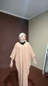 Kaftan gamis crinkle airflow kaftan kondangan kaftan viral