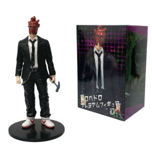 Bandai | In Stock Anime Dorohedoro Kaiman Shin Lizard Head Gas Mask Action Figure Pvc Desktop Ornament Model Collection Toys Gifts