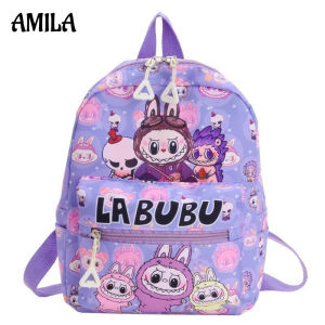 AMILA túi đi học cho trẻ em mới dễ thương balo cho trẻ mẫu giáo labubu nhẹ dung tích lớn ngoại hình cao cấp