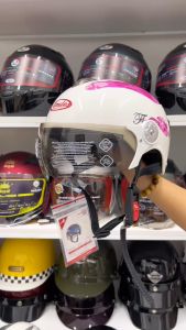 Mũ Bảo Hiểm ANDES A108 Trơn Có Kính Che/Lòng Nón 3S Tháo Giặt.