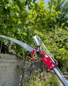 Rope Pulling Pruning Shears with Saw 2 Pulley | Gunting Dahan Tarik dengan Gergaji Potong Cabang Pohon Tinggi