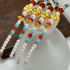 Original Pearl Hairpin Tang Style Dunhuang Soft Rod Hair Accessory Versatile Hair Ornament for Hair Styling And Decoration