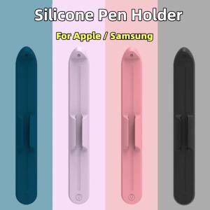 Pencil Holder Silicone Tablet Stylus Pen Slot for Apple Pencil 1 Or 2 Generation and Samsung Galaxy Tab S6 Lite S7 S8 S9Ultra