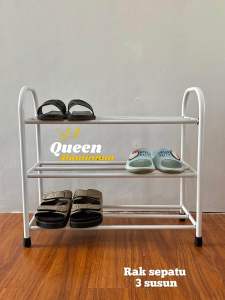 Rak Sepatu Besi Termurah 5 Susun / 4 Susun / 3 Susun