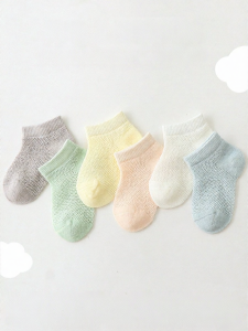 XIAOGUDUN | Summer Breathable Baby Cotton Socks 3 Pairs