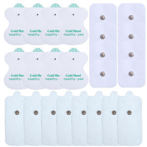 1Set Snap-on Electrode Pad Plate Combination for TENS Unit Pain Relief Muscle Stimulation - Replacement Pads Set