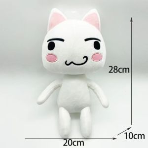 Kawaii Toro Inoue 28cm Plush Cat Toy Soft Anime Cartoon Animal Doll Room Decor Stuffed Toy for All Ages Collectible Cat Figure