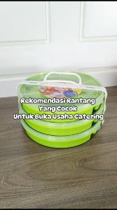 Rantang Makan / Rantang Makanan Katering / Rantang Plastik 3 Susun / Kotak Makan Bekal 3 Susun 3 Tingkat / Rantang Catering 3 in 1 Genki Market