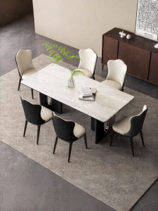 FPS FANPOSEN | Luxury Modern Rectangular Marble Dining Table