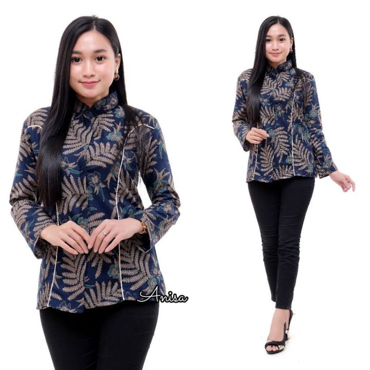BAJU BATIK KERJA - BAJU BATIK KANTOR - KEMEJA BATIK - ATASAN BATIK