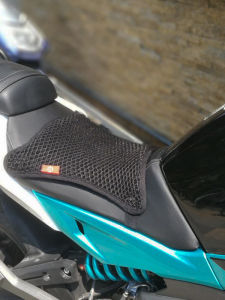 Motorcycle Riding Seat Cushion Cover Breathable Mesh Electric Motorcycle Seat Pad Outdoor Summer Heat Protection Universal Nylon