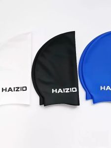 mũ bơi silicon Người Lớn Silicone Mũ Bơi Nam Nữ Tóc Dài Chống Nước Bơi Bể Bơi Tai Bảo Vệ Lớn Mũ Lặn Nước Phụ Kiện Thể Thao