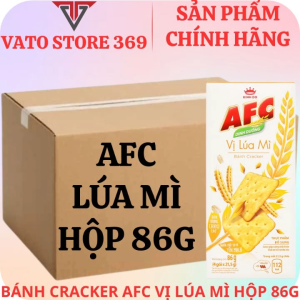 Bánh cracker AFC vị lúa mì hộp 86g