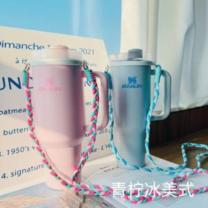 Túi Đựng Cốc Nước Stanley Mùa Hè Nhiều Màu Sắc Đeo Chéo Du Lịch Ngoài Trời Túi Đựng Cốc Di Động Đồ Dùng Ăn Uống