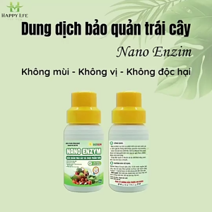 Nano Enzym BIOSUN 500ml | Dung Dịch Ngâm Xịt Bảo Quản Rau Củ Trái Cây Nano Chitosan Giữ Tươi An Toàn