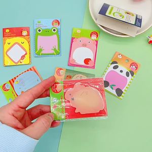 Creative Lovely Cute Cartoon Animal Shape Sticky Notes Sticker Marker Memo Notepad Stationery