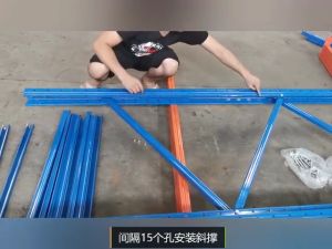 ชั้นเหล็กวางสินค้า 2 ชั้นขนาด 250*100*300 ซม. สีน้ำเงิน รับน้ำหนัก1000kg (ราคานี่ไม่ได้ปูพื้นไม้) ออกใบกำกับได้ส่งฟรี!กรุงเทพ-ปริมณฑล