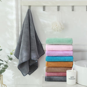 Super Absorbent Quick Dry 80*40cm Coral Fleece Hair Towel Daily Use Adult Towel for Drying Hair No Need for Blow Dry