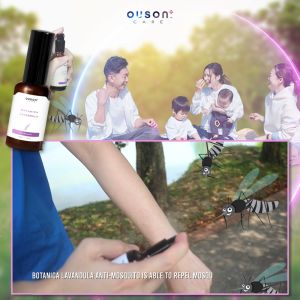 OUSON Botanica Lavandula Anti-Mosquito 50ml Lavender Essential Oil Mosquito And Bug Repellent Safe For Children