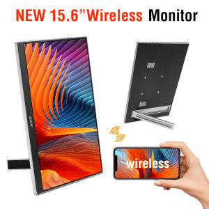 Wireless 15.6-inch Portable Monitor suitable for Wi-Fi projection on laptops Mac computers iphone and Android phon
