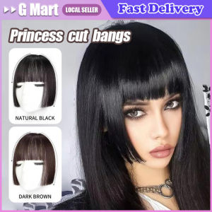 Synthetic Wig Princess Bangs Hime Cut Bangs Hairstyles Clip In Bangs Hair Hair Bangs for Women Hair Bangs