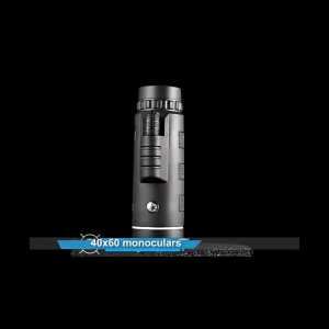 HD กล้องส่องทาไกล กล้องโทรทรรศน์ Monocular 40x60 กล้องส่องกลางคืน กล้องโทรทรรศน์ กล้องส่องนก ส่องได้ไกลถึง 8000 ม กันน้ำระดับ สามารถเชื่อมต่อกับโทรศัพท์มือถือ มาพ️