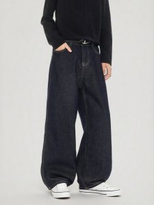 JEENSYIU | Quần Jeans Chân Dài Phong Cách Đường Phố Hoa Kỳ