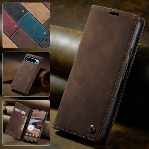 เคสโทรศัพท์ CaseMe สำหรับ Google Pixel 10 Pro XL 9a 9Pro 8A 7 6 Pro 6A หนัง PU แบบย้อนยุค พร้อมแม่เหล็ก ปิดแบบพับได้ สำหรับ Pixel 10