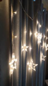 Đèn Nháy Mành Hình Ngôi Sao 12 Sao Trang Trí Noel Lễ Tết Có Chân Nối Tiếp