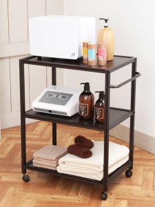 Beauty Salon Hairdressing Cart Three Layer Storage Rack Instrument Placement Carriage Tool Cart Hairdressing Accessories Rack