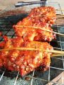 ขนาดทดลอง เครื่องปรุงหมักโครงไก่ย่างแดงโบราณสำเร็จ ขนาด 110 กรัม หมักโครงไก่ได้ 1 กิโลกรัม อิสลาม ทานได้. 