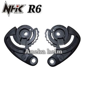 kaca helm NHK R6 original|silver|rainbow|smoke|clear